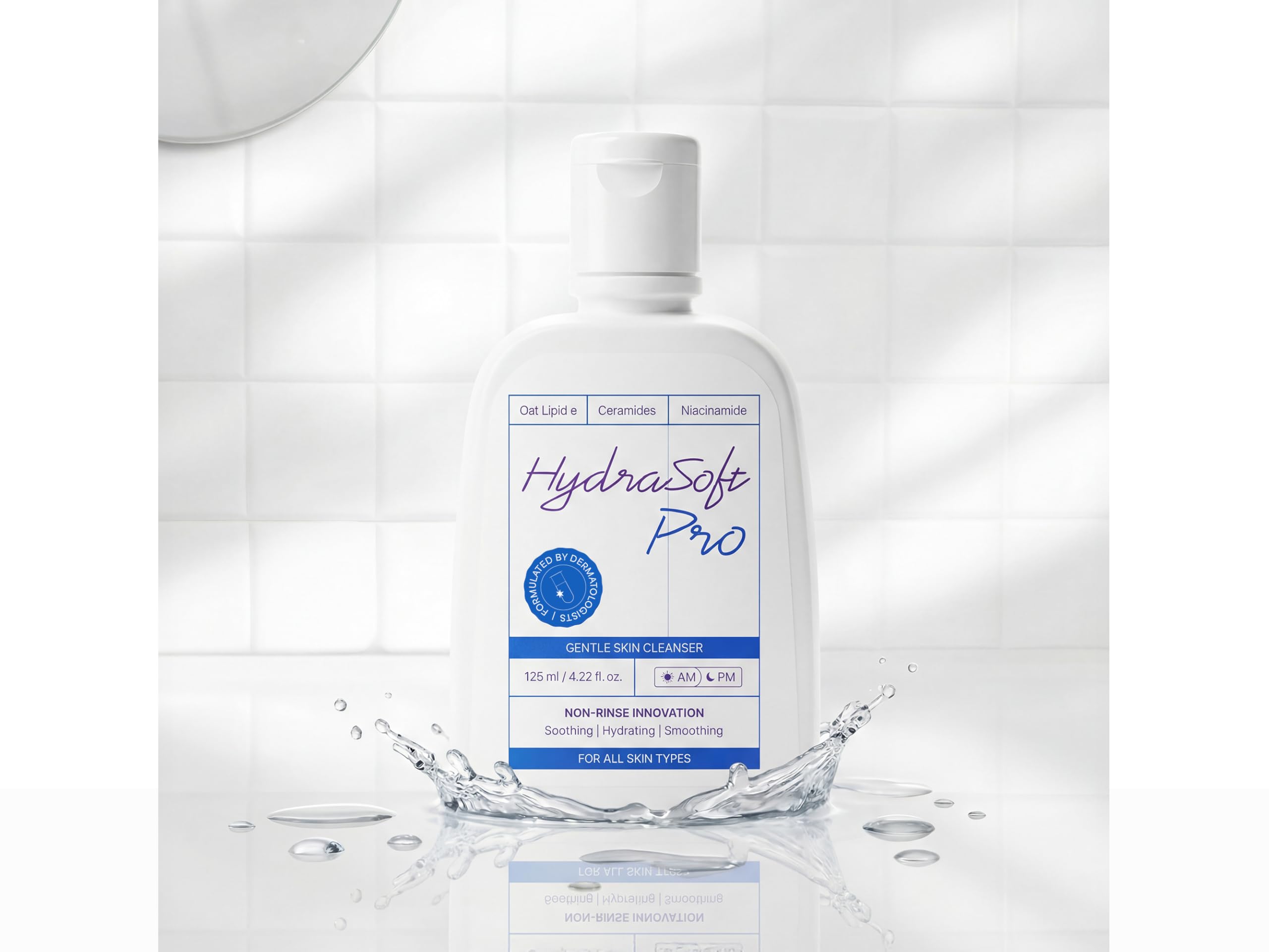 Clinikally HydraSoft Pro Gentle Skin Cleanser | Hydrating Cleanser with Ceramides, Niacinamide & Oat Lipid e | Non-Foaming Cleanser for Barrier Repair & Skin Care | Soap Free, Paraben Free | No Fragrance, Hypoallergenic | 125 ml-image-14