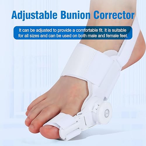 Miniatura 5 de ROAESTKE Corrector de juanetes con separadores de dedos para mujeres y hombres, enderezador de separadores de dedos grandes, almohadillas ajustables