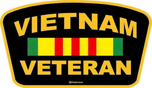 ProSticker 1060 (eine) 8,9 x 15,2 cm American Pride Series Vietnam Veteran Ribbo