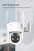 Vista 4 de PTZ Cámaras de seguridad inalámbricas para exteriores alimentadas por energía solar con monitor de 10 pulgadas, sistema de cámara de seguridad sin