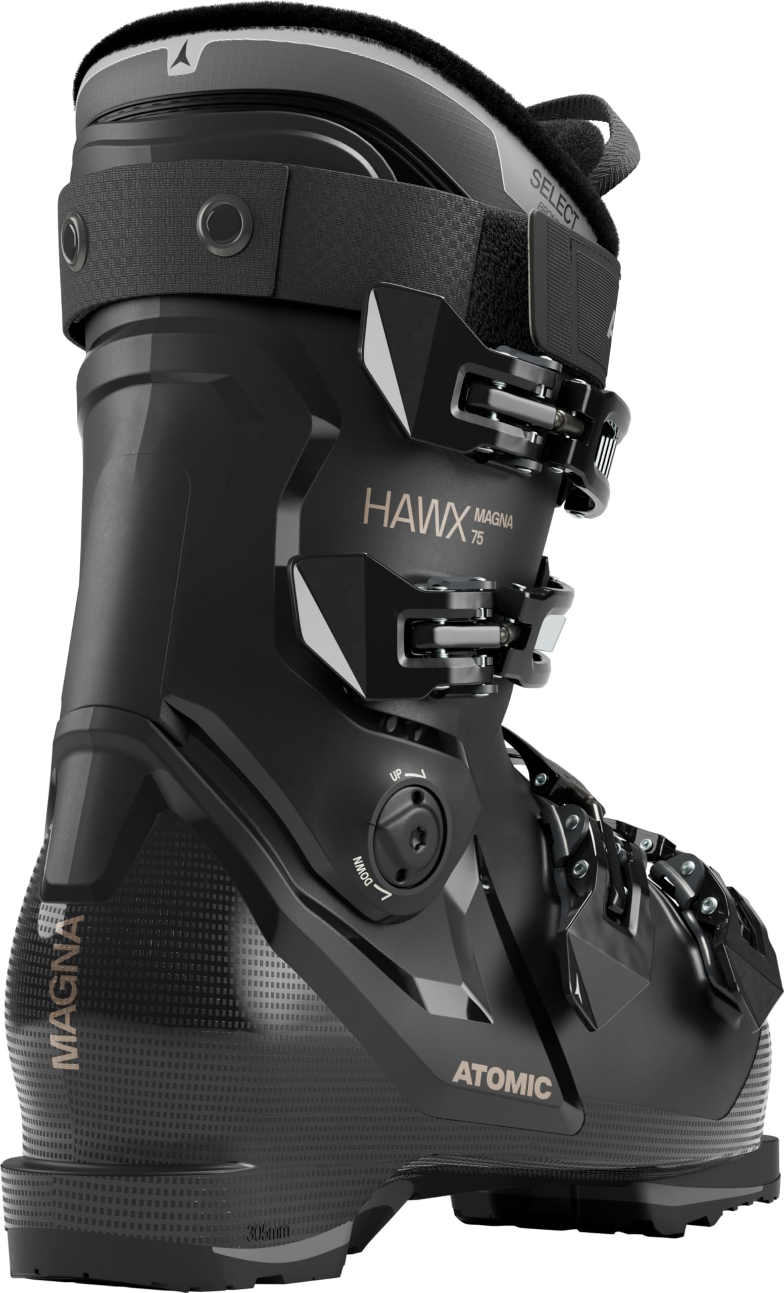 Amazon | Atomic HAWX Magna 75 レディース スキーブーツ (ブラック