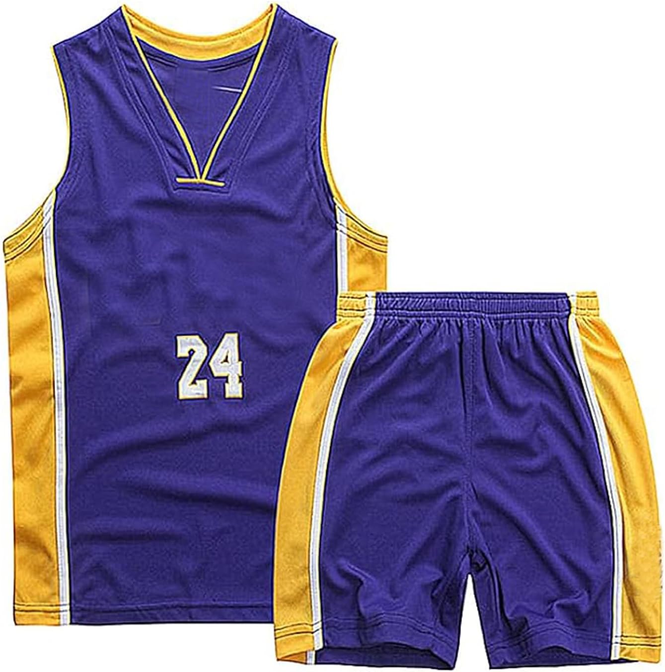 TYTF Child Sleeveless Basketball Jersey, Clothing, Mesh Vest, Uniform Top and Shorts for Boys, Kids’ Summer Clothing Set, 1-15 Years