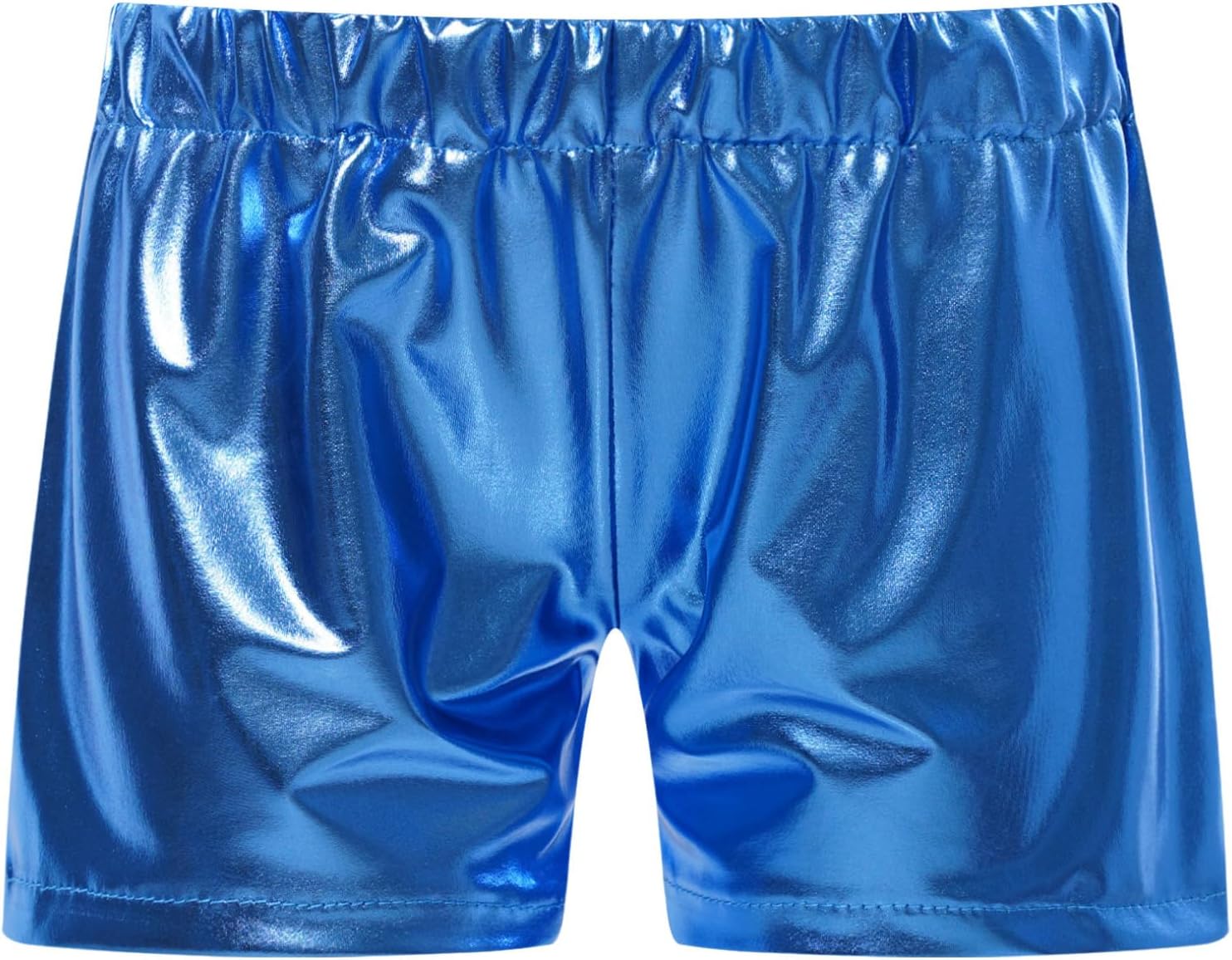 Hularka Kids Girls Boys Shiny Jazz Ballet Dance Shorts Metallic Tumbling Athletic Yoga Gymnastics Shorts Bottoms