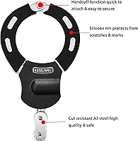Vista 6 de Candado para Scooter, Candado de Cadena de Bicicleta, Candados de Scooter Eléctrico Antirrobo para Scooter Eléctrico Segway, Ninebot, Xiaomi, Razor