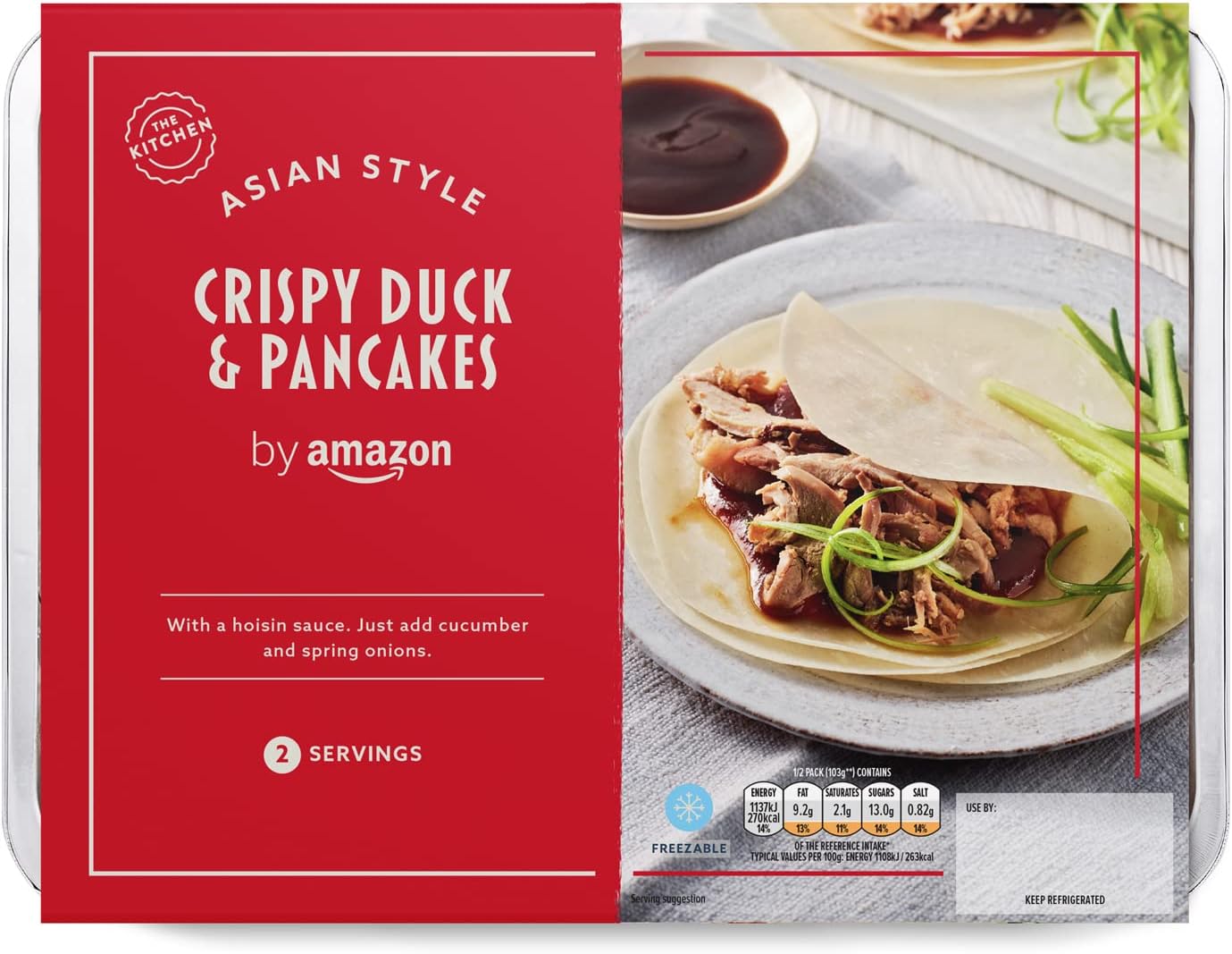 by Amazon Crispy Duck and Pancakes, 210g Amazon.co.uk Grocery