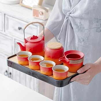 Amazon.com | ICHAG Chinese Tea Set, Japanese Tea Sets for Adults