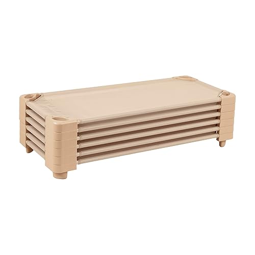 Miniatura 23 de ECR4Kids - Cama apilable para niños, para el cuidado diurno Rojo,Verde,Arena,Amarillo,https://www.amazon.com/dp/undefined