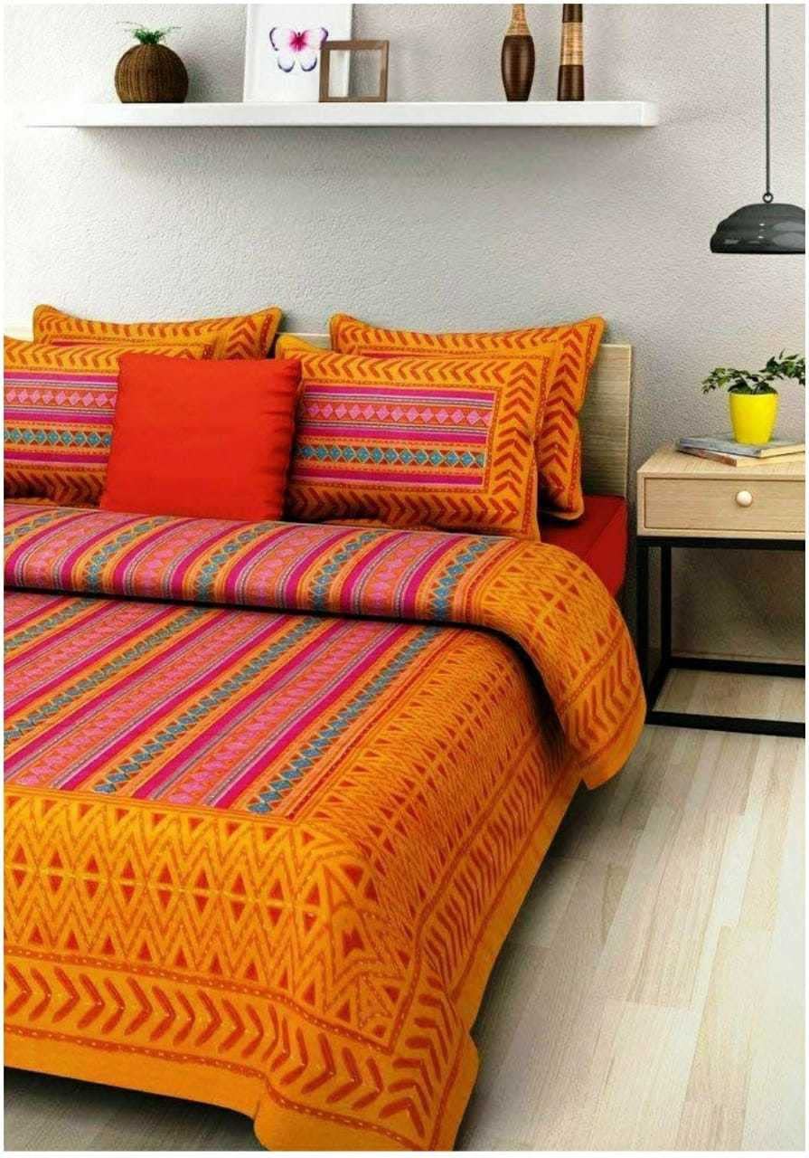 Navkar Creation Jaipuri Cotton Printed Bedsheet with 2 Pillow Cover S-271 (B09MPNDM2J) Amazon Price History, Amazon Price Tracker