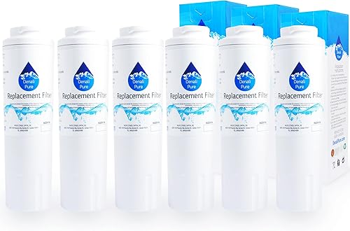 6-pack Repuesto KitchenAid kbra20elss01 Filtro de agua para nevera (  Compatible Cartucho de filtro de agua para nevera KitchenAid 4396395