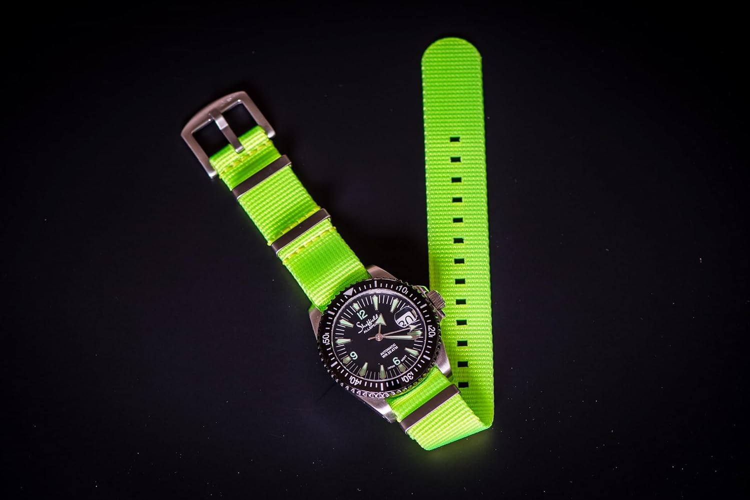 BluShark Orca Waffle Weave Nylon Watch Bands Multiple Sizes and Colors