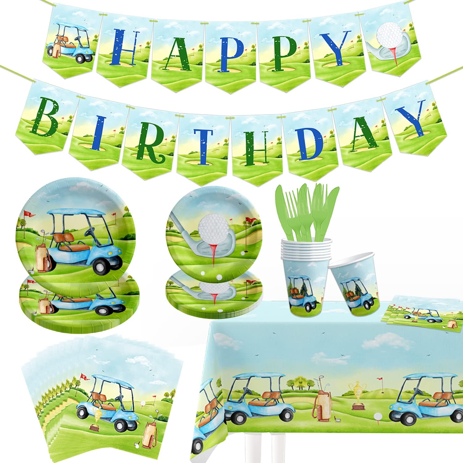 Golf Birthday Decorations Golf Sports Party Supplies