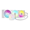 CORSAIR iCUE LINK TITAN 360 RX RGB Water Cooled CPU Cooler - RX120 with RGB Fan - Supports Intel LGA 18511700, AMD AM5AM4 - iCUE LINK System Hub Included, White CW-9061021-WW