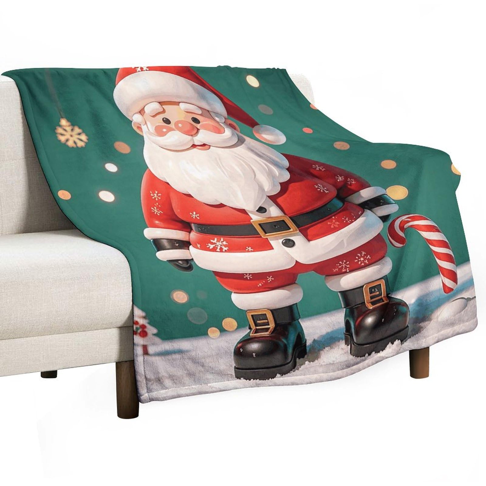 Couverture polaire Noël 177x203 cm idée cadeau idéale pour toute la famille