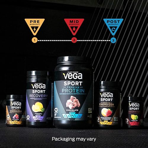 Miniatura 7 de Vega Sport Premium - Proteína en polvo sabor a vainilla vegana 30 gramos de proteína a base de plantas 5 gramos de BCAA bajo en carbohidratos