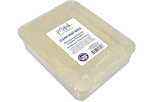 Primal Elements 10lb Clear Bulk Soap Base for Crafting