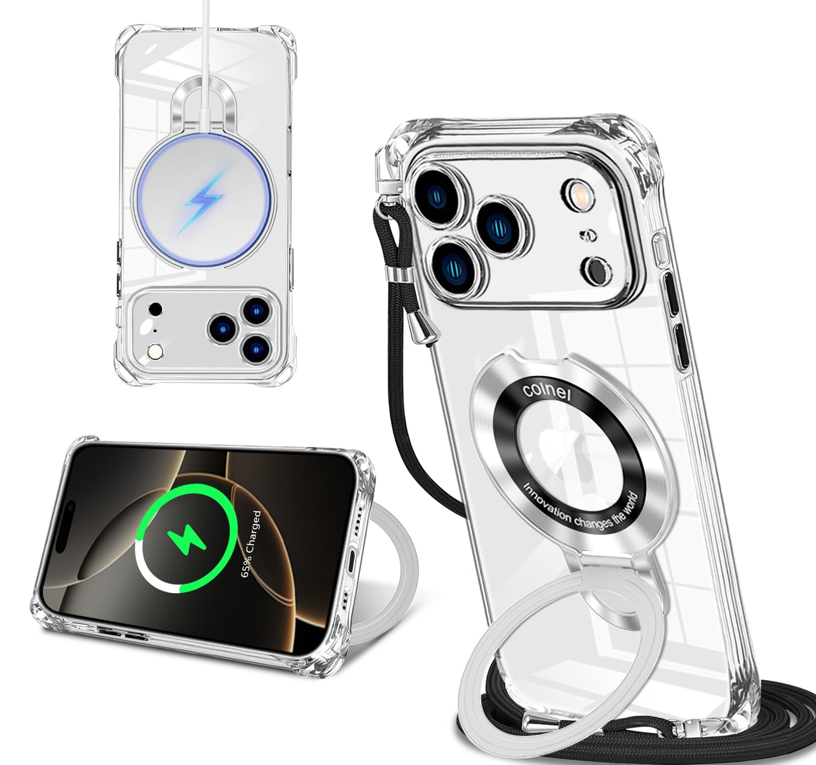 Amazon.co.jp: iPhone 17 Pro Max 用 ケース クリア MagSafe対応