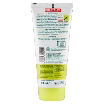 Borotalco Shower Active Cedar and Lime - 200 ml