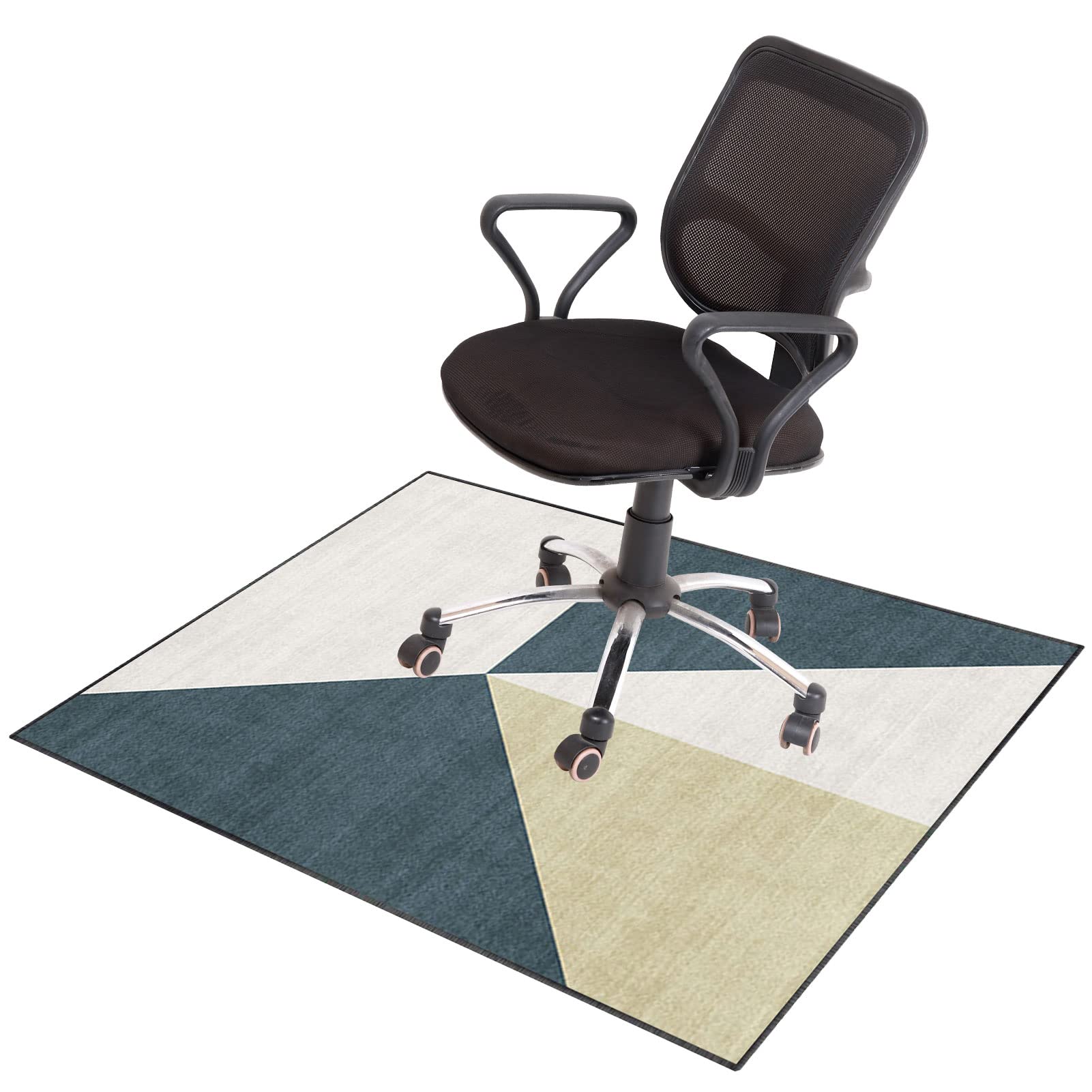 EYZO 70 x 100 cm Office Chair Mat For Hardwood Floor Mat For Carpeted Floor Protector Mat For Desk Chair Computer Chair Mat Protector Chair Carpet For Home And Office Protects Floors Anti-skidding