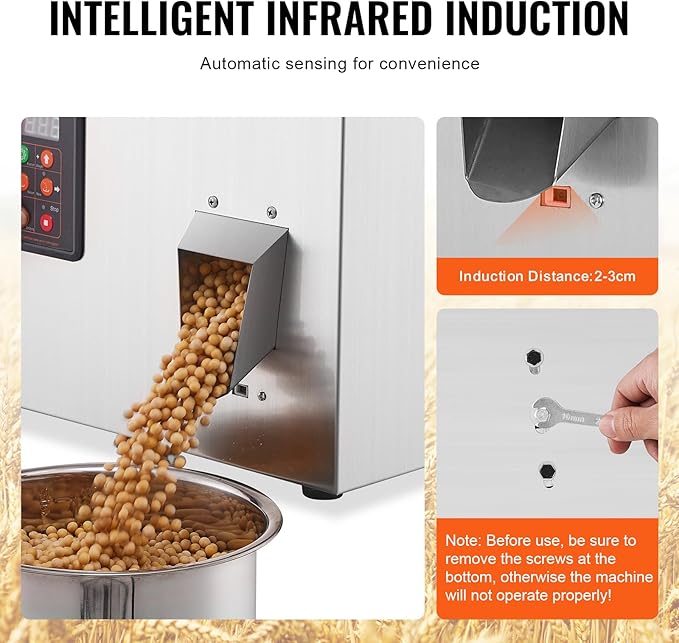 VEVOR Powder Filling Machine, 0.002-0.44lbs/1-200g, Automati miniatura 7