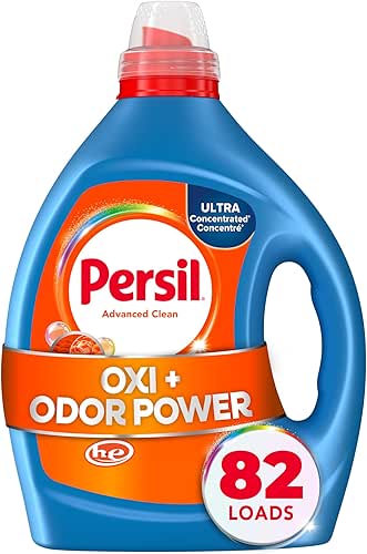 Persil Advanced Clean Oxi+Odor Power, Liquid Laundry Detergent, High Efficiency