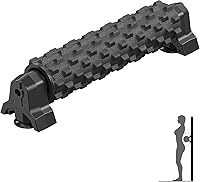 Vista 1 de Foam Roller with Stand, 21 inch Trigger Point Deep Tissue Massage Foam Roller with Suction Cup,Medium Density Grid Bracket Foam Rollers, Myofascial