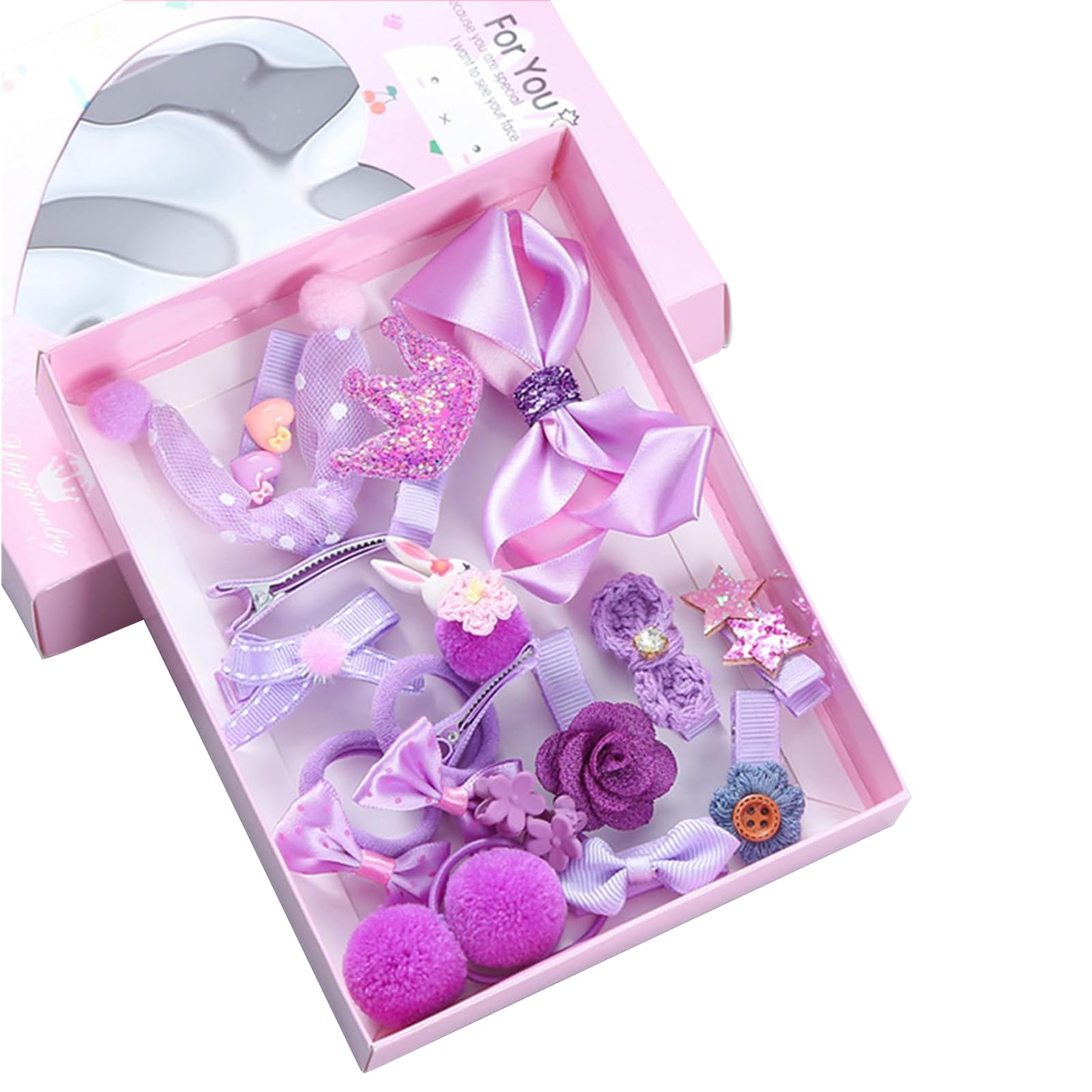 SYGA 18 Pcs Childrens Girls Baby Hair Clips Small Safety Clip Princess Hairpin Baby Hair Accessories Gift Box (Purple) (B08DHN74TT) Amazon Price History, Amazon Price Tracker