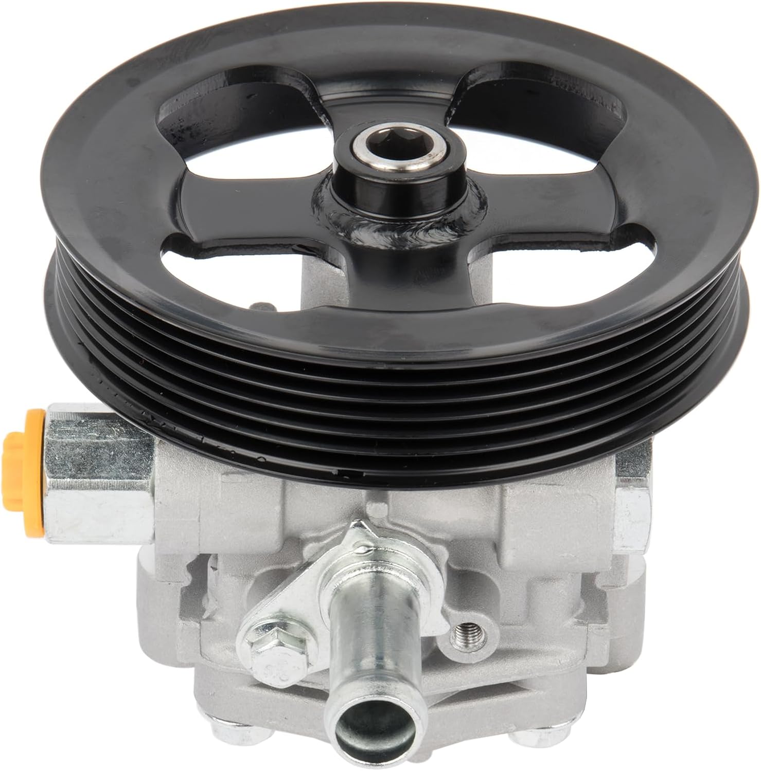 ECCPP Power Steering Pump with Pulley Fit for Dodge Caliber L4 1.8L 2007-2012 L4 2.0L/2.4L Hatchback, for Jeep Compass 2007-2017 L4 2.0L/2.4L Sport Utility Power Assist Pump for 20-2401