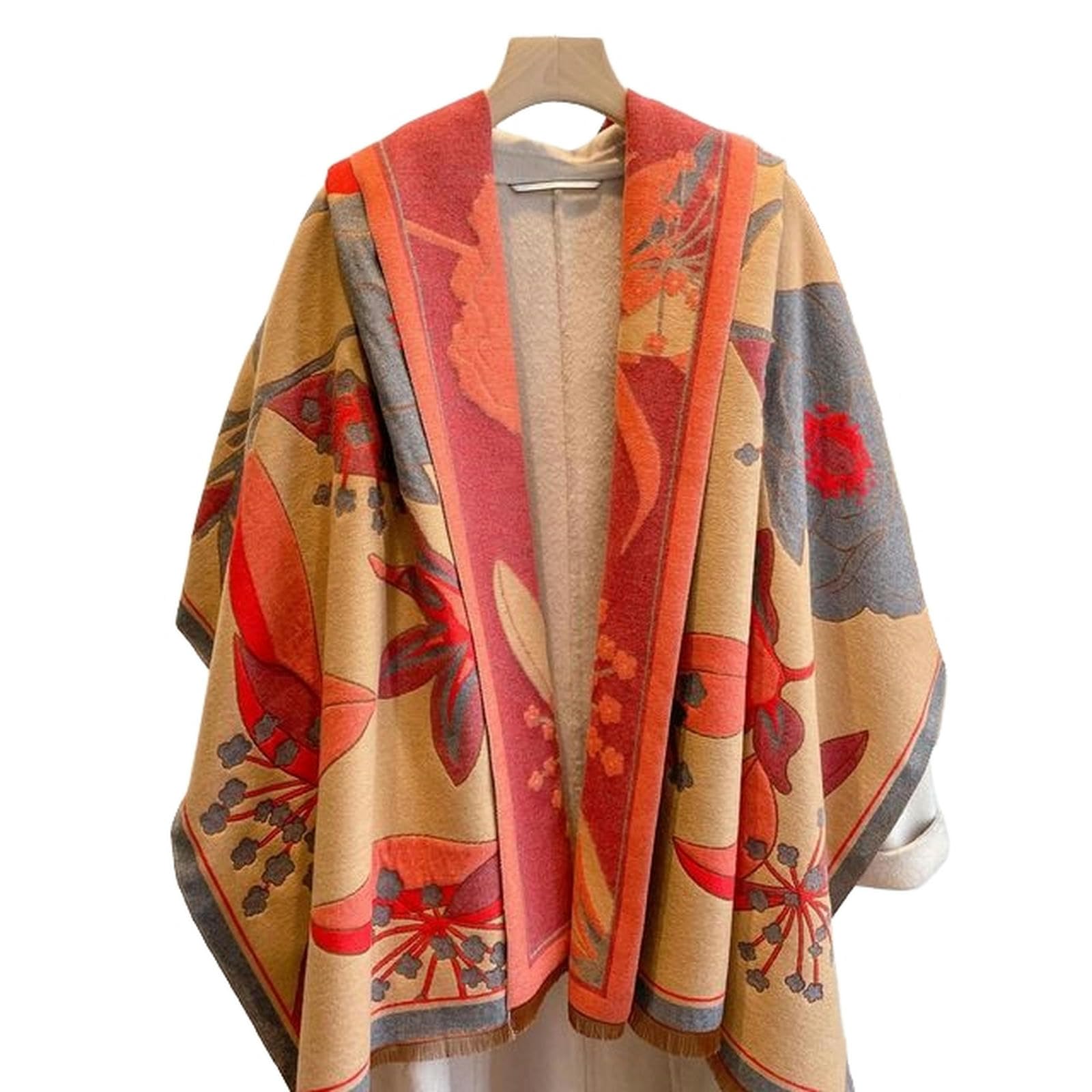 ZONTO Scialle Sciarpa Invernale Imitazione In Cashmere Da Donna A Doppia Facciata Femminile