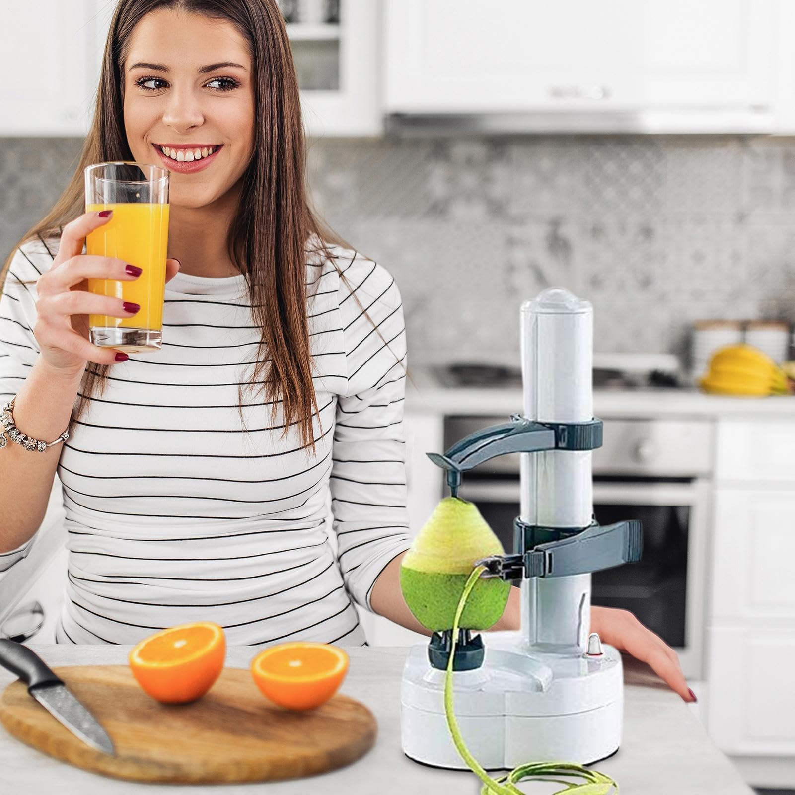 Pelapatate automatico, pelapatate elettrico per frutta e verdura