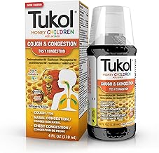 TUKOL Honey Children Cough & Congestion, Children's Cough Medicine for Cough and Chest Congestion Relief, Cough Suppressan...