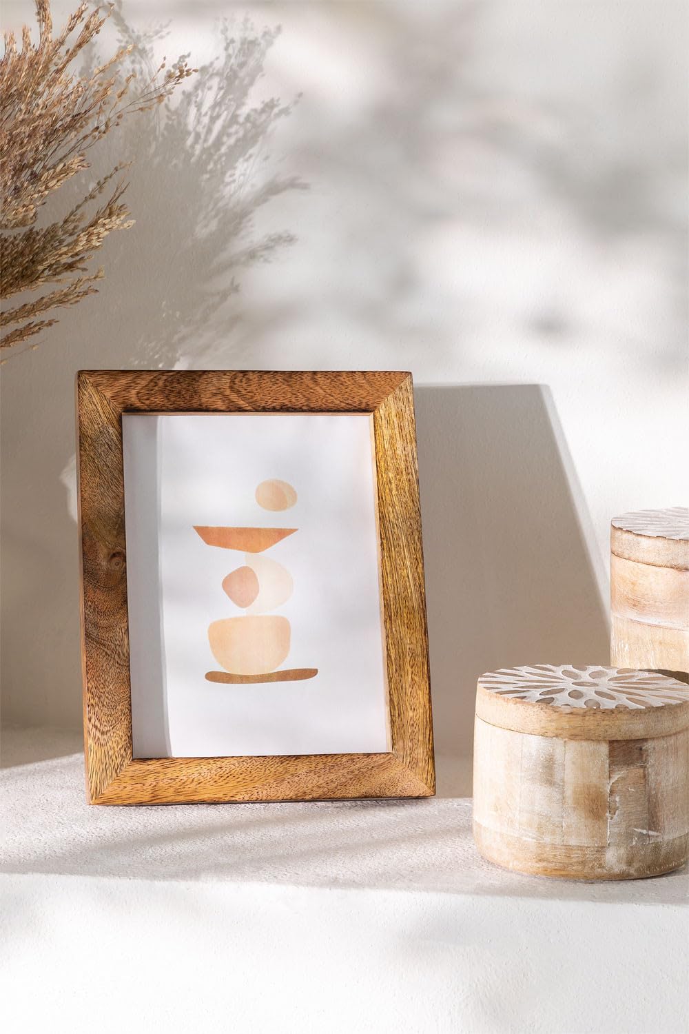 Duadecor Wooden photo frame for Wall Mount and tabletop. Solid Mango Wood Picture Frame for Home Decor Office Desk, Family Kids Collage Single Picture Frame (6 x 8 Natural) (B0D8442J3K) Amazon Price History, Amazon Price Tracker