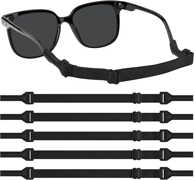 Cordon Lunettes Élastique Antidérapant Réglable - Sport, Randonnée Hommes Femmes