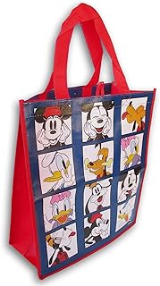 Show-Offs Mickey Clubhouse Friends Tote Reusable Tote Bag -13.5 Inch, Medium