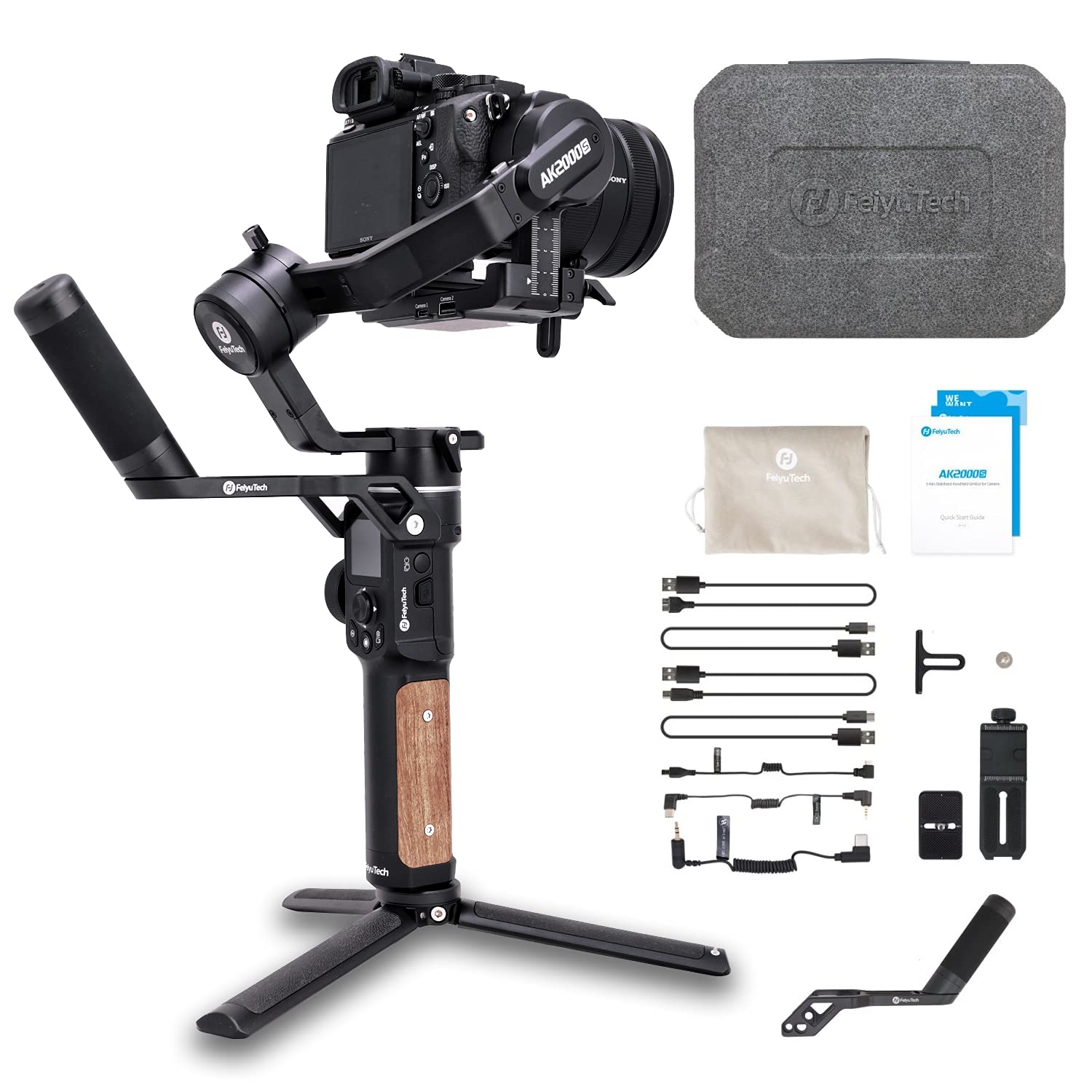 Amazon.com: FeiyuTech AK2000S-Estabilizador de cámara