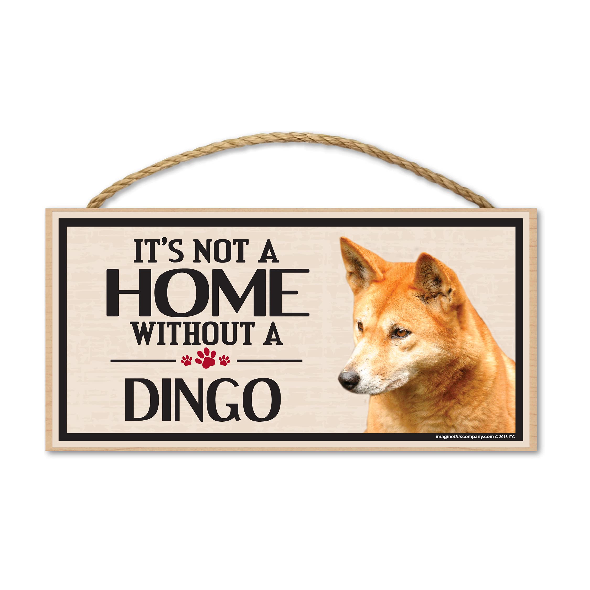 Imagine This Wood Sign for Dingo Dog Breeds