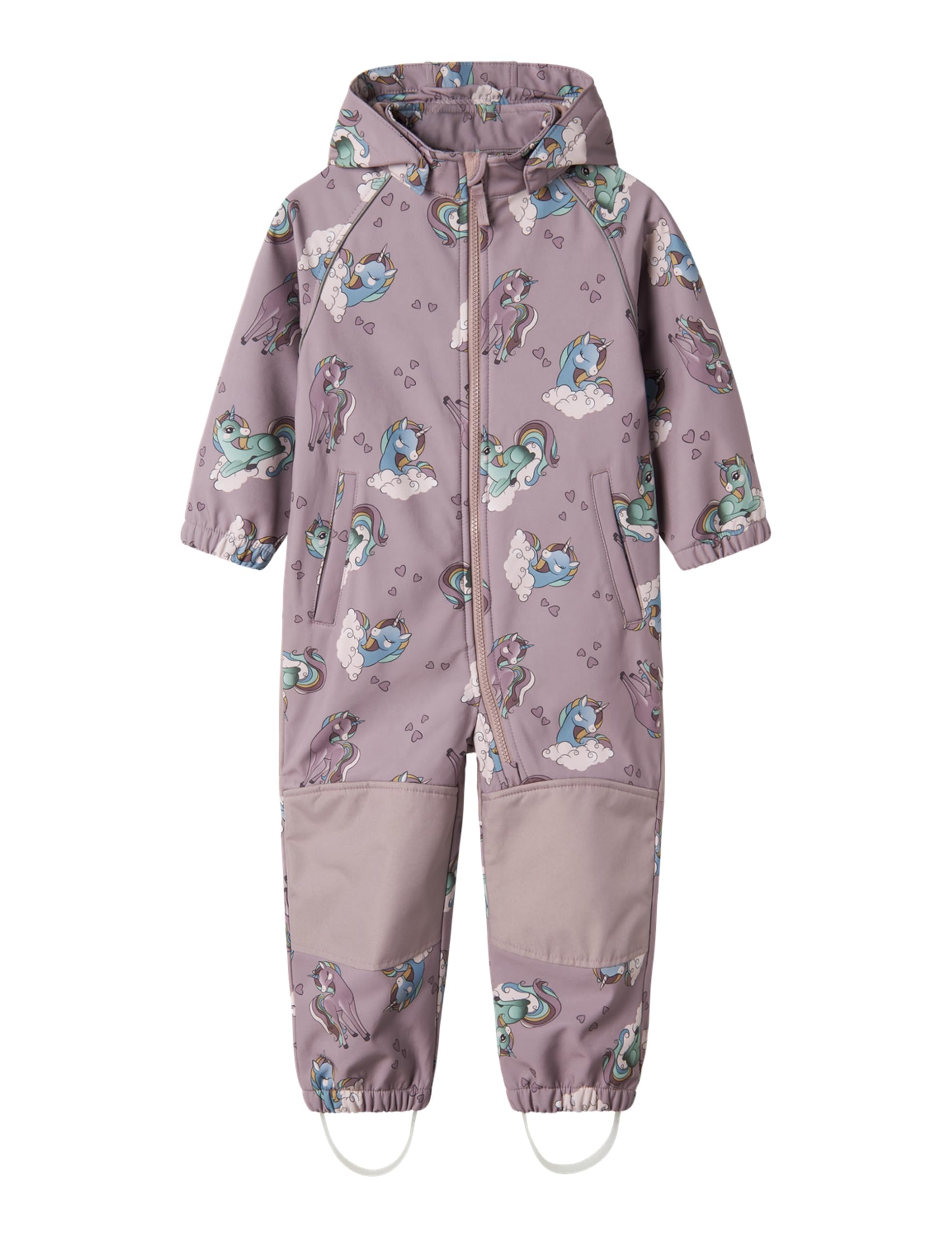 NAME IT Mädchen Nmfalfa08 Softshell Suit Aop1 Fo Noos Regenanzug (1er Pack)
