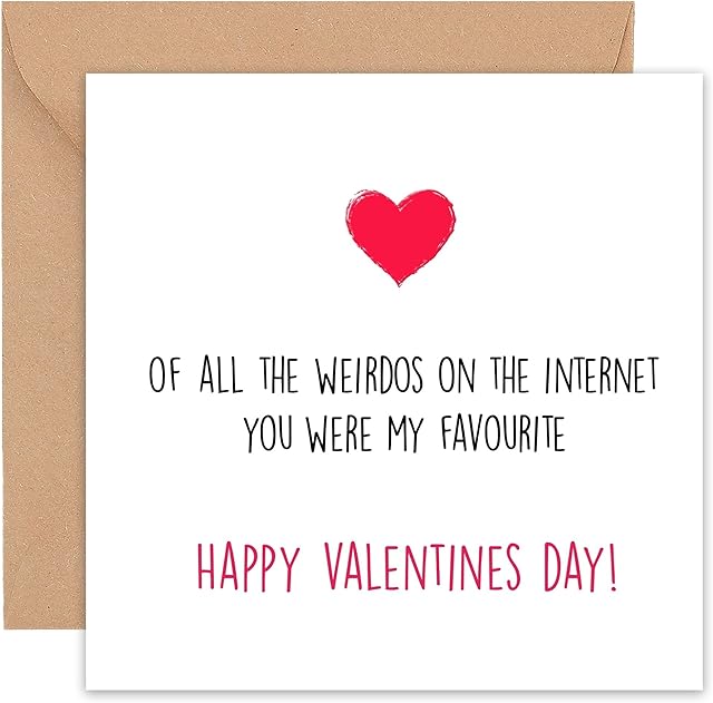 Felbridge Studio - Valentines Card - Valentines Card Husband - Valentines Card Him - Wife Her Boyfriend Fiancé Funny Girlfriend Fiancee - Gay Lesbian - Valentine's Cards Rude Cute Naughty Large -14cm