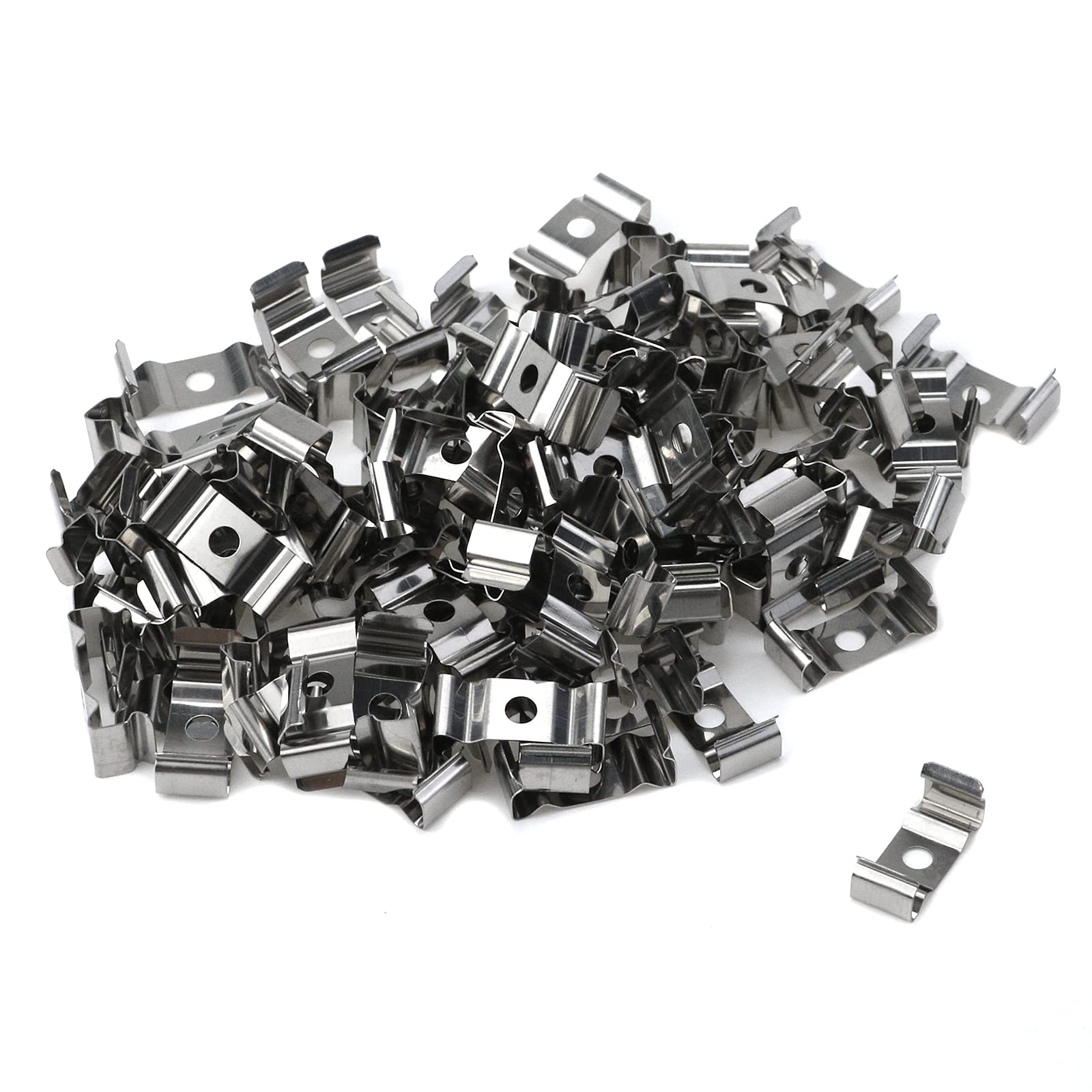 Faotup 100PCS Iron Silver 0.90