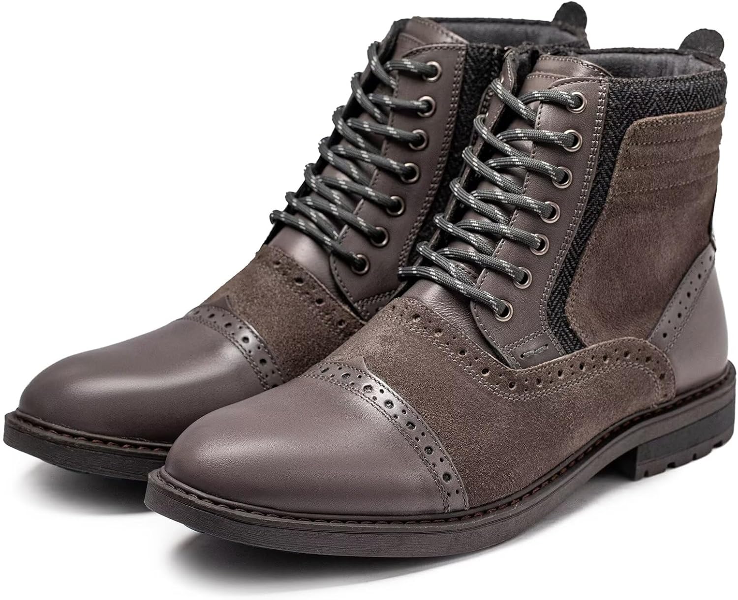 Arkbird Mens Chelsea Boots, Stylish and Comfort Leather Chukka Ankle Boots with Zipper - Image 8