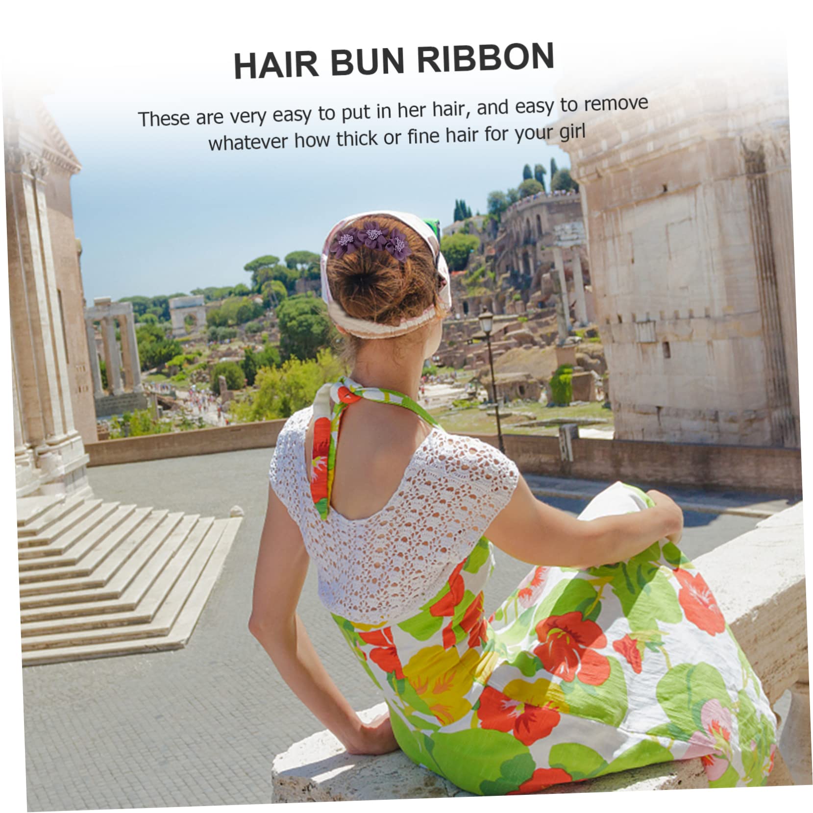 FRCOLOR 18stücke Teiliges Eleganter Blumen-haarbun-maker Für Stilvolle Hochsteckfrisuren Kinderfreundlich Und Langlebig Für Modische Looks Und Besondere Anlässe