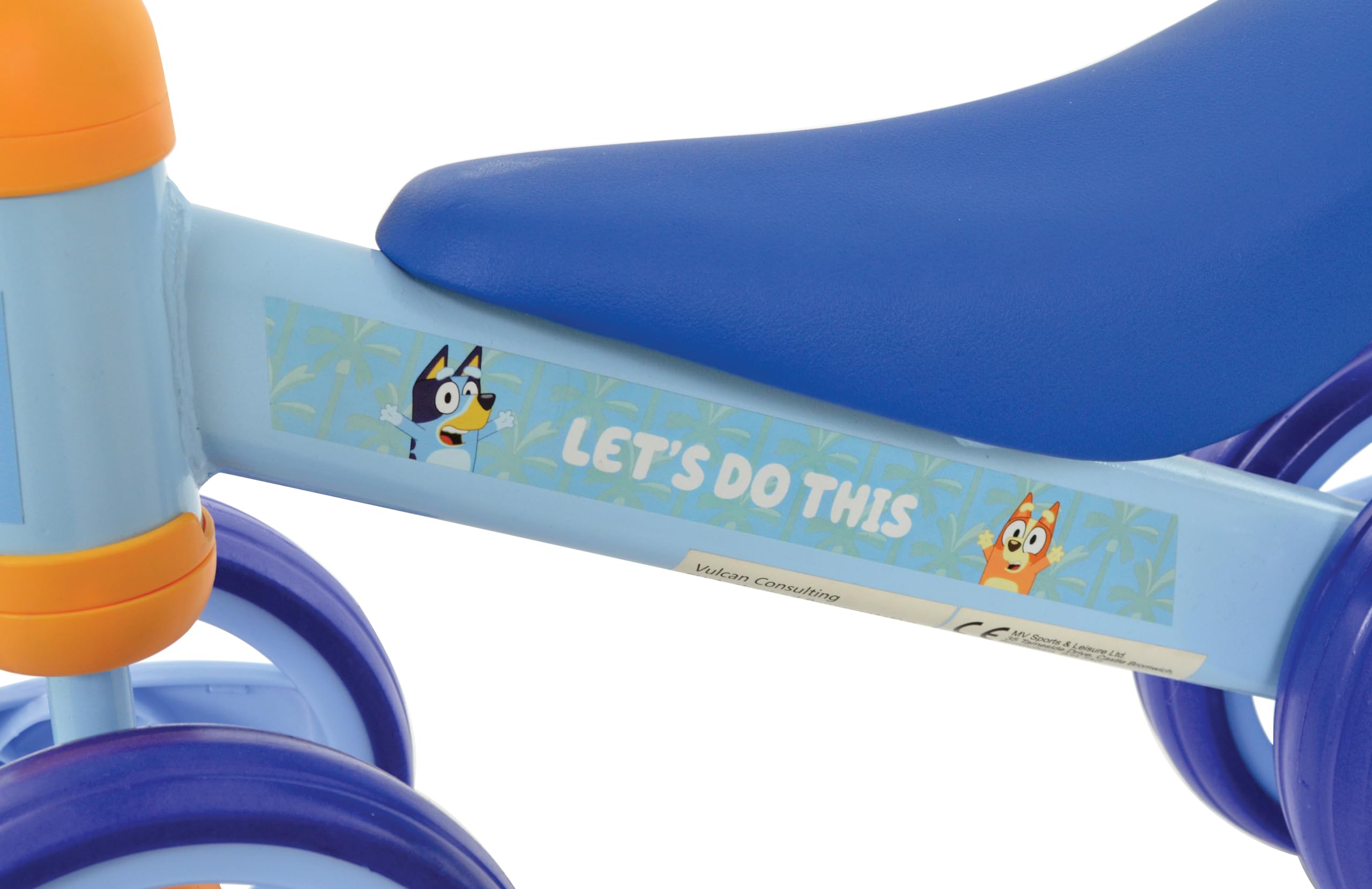 Bluey Jouets autoporteurs pour garçons et filles de 1 an – Vélo de luxe pour tout-petits – Vélo pour bébé sous licence officielle pour enfants de 1 an et plus – Cadeaux de 1er anniversaire pour filles