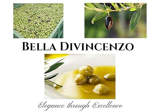 Miniatura 3 de Bella DiVincenzo Aceite de oliva virgen extra prensado en frío 100 auténtico siciliano importado de Sicilia 169fl oz 1690 floz