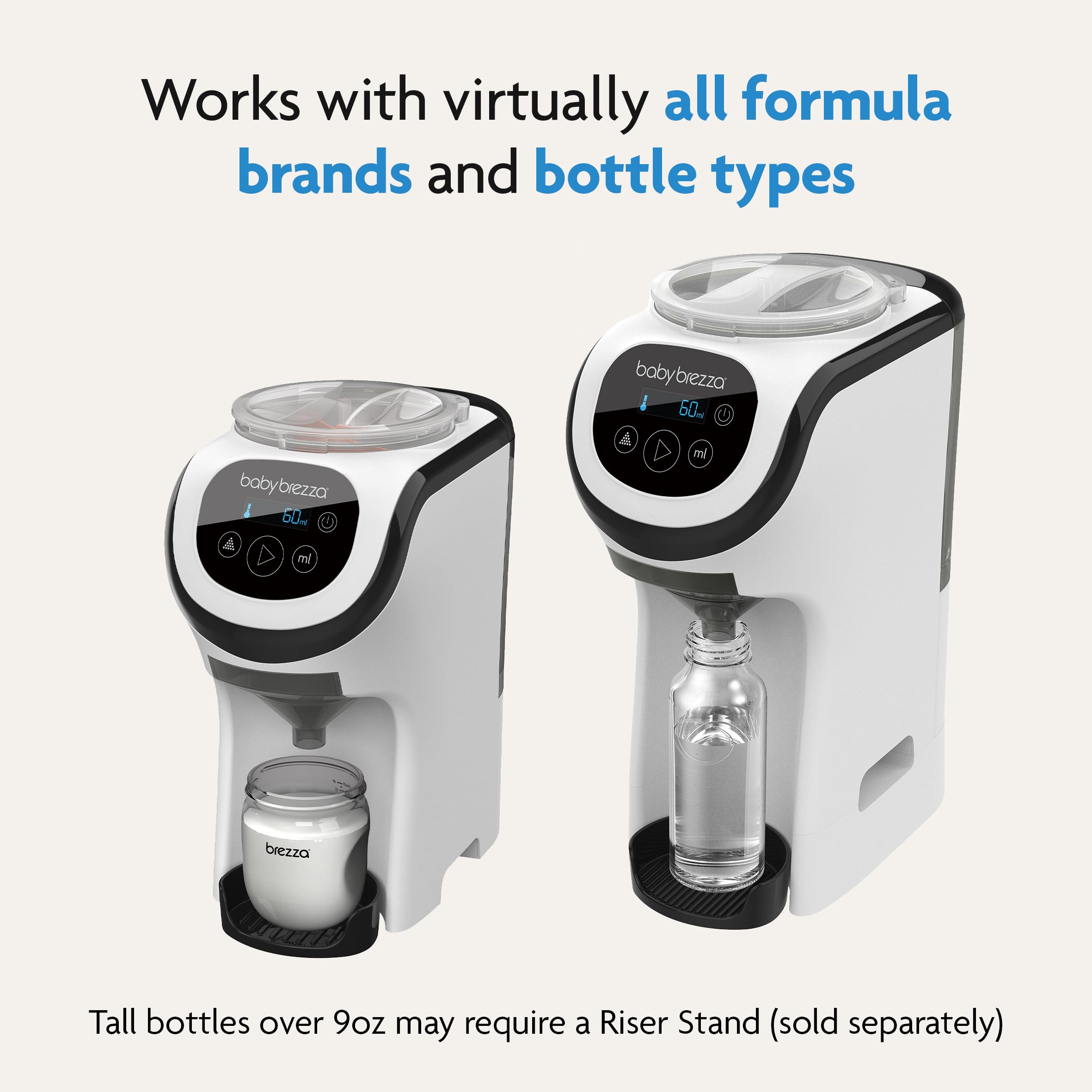Baby Brezza Formula Pro Mini fabricante de fórmulas para bebés – Máquina mezcladora de fórmula para bebés pequeña se adapta a espacios pequeños y es portátil para viajes – Los fabricantes de biberones