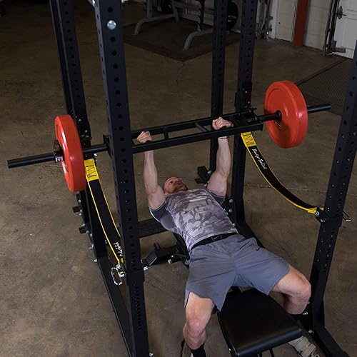 Miniatura 2 de Body-Solid OMG86 - Barra de pesas olímpica de agarre múltiple de 86 pulgadas para entrenamiento de pesas, color negro