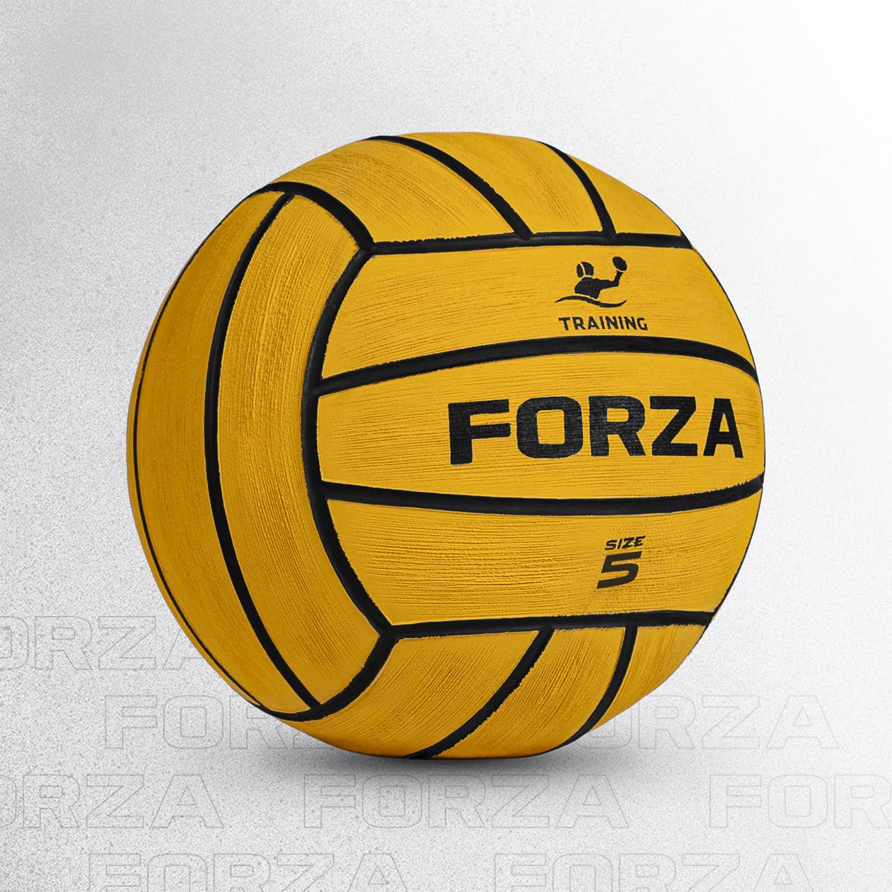 FORZA Pelota de Entrenamiento de Waterpolo | Pelota Duradera y Resistente a los Impactos con tecnología Grip+ - Adecuada para Todas Las Edades