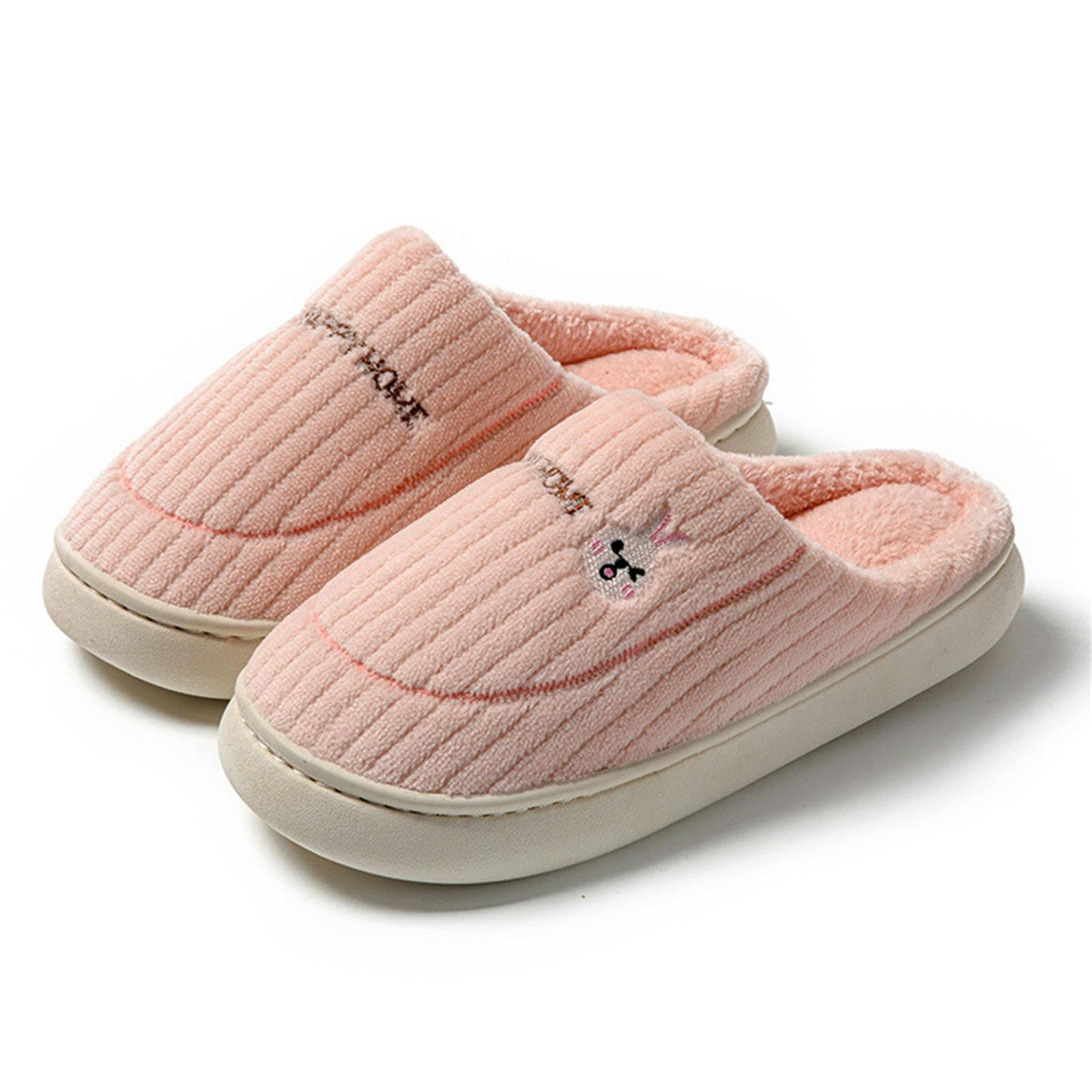 Ciabatte Donna Invernali Pantofole Invernali Donna E Uomo - Morbide, Antiscivolo, Peluche, Ideali per Casa E Interno-green-36-37