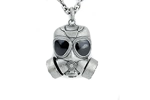 Black Ops Gas Mask Necklace: A Striking Symbol of Caution and Style