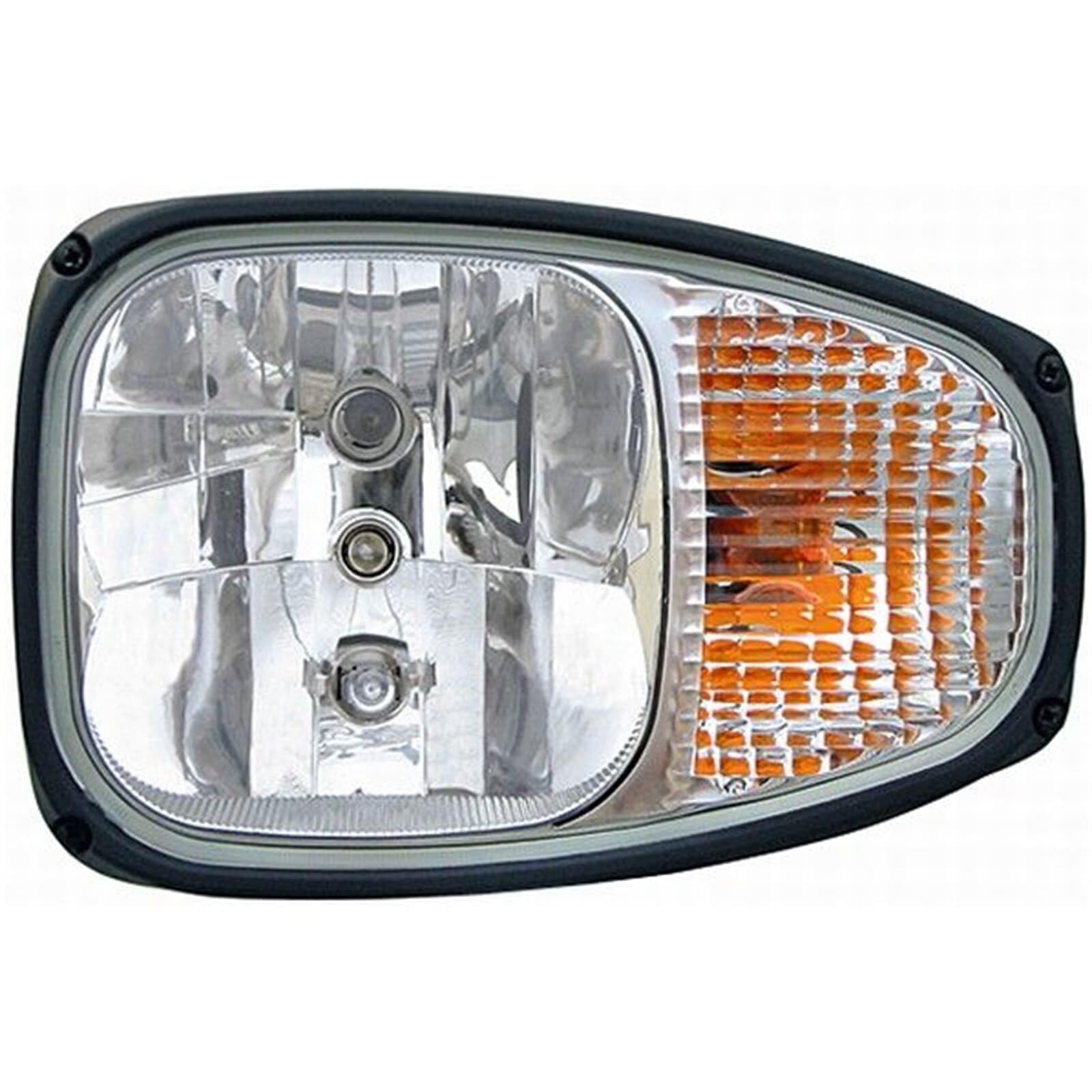HELLA 1EE 996 174-287 Halogen-Hauptscheinwerfer - Combi 220 - 12V - Anbau - gehärtete Streuscheibe - Lichtscheibenfarbe: transparent - Stecker: DEUTSCH Stecker - vorne rechts