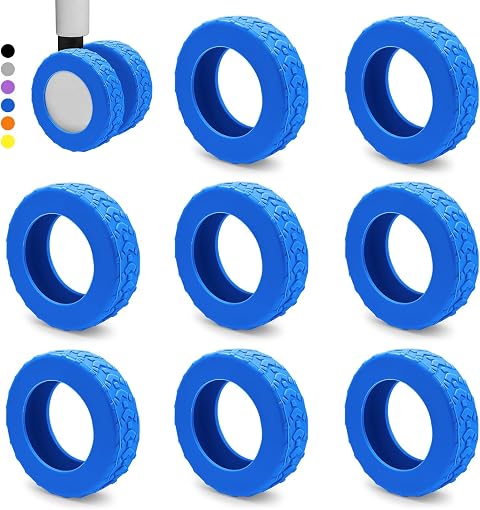 Bellanova 8 Fundas Ruedas Maleta Silicona Azul