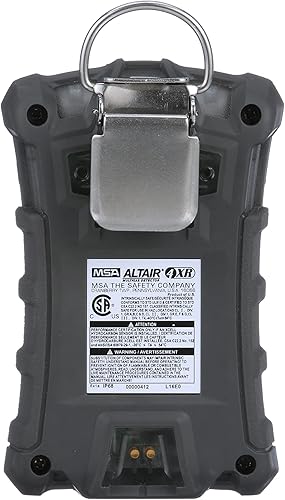 Miniatura 2 de MSA 10178557 ALTAIR 4XR Detector multigas - (O2, H2S, CO), Color: carbón, monitor de gas portátil, duradero, de mano, aprobación UL/CSA, incluye